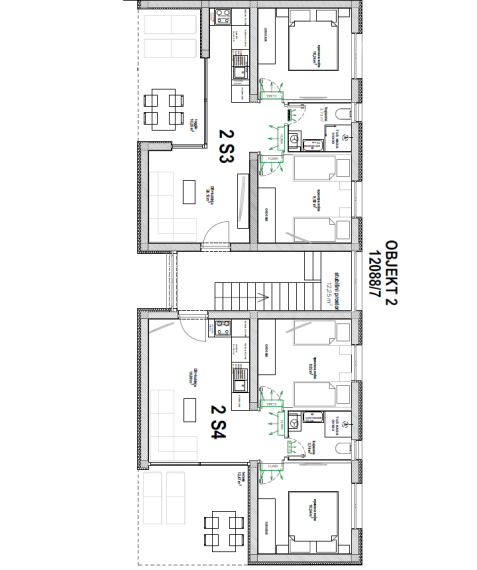 PREDANÉ - CHORVÁTSKO - VIR -  apartmány