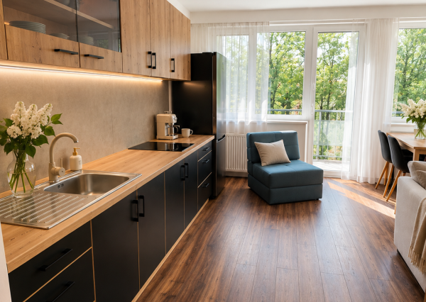 2 izbový byt na prenájom s veľkou terasou, byt 70 m2