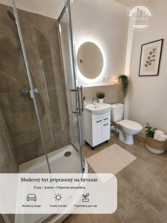 2 izbový byt na prenájom s veľkou terasou, byt 70 m2 - fotografia 6