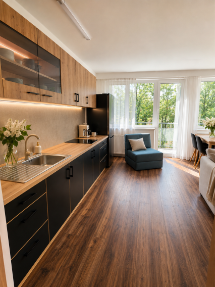 2 izbový byt na prenájom s veľkou terasou, byt 70 m2